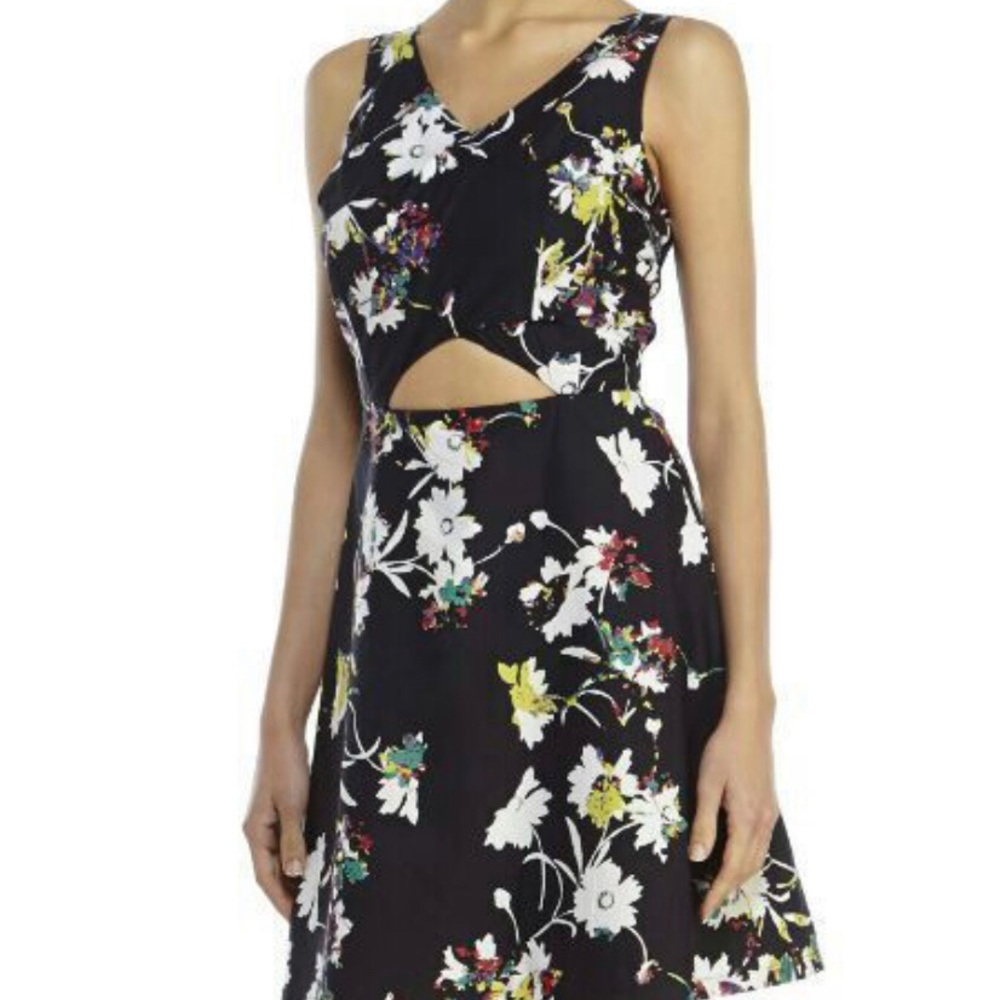 Retro style fit and flare dress